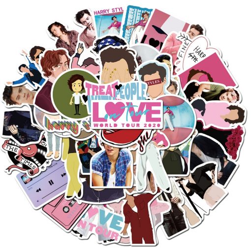 50pcs famous singer harry edward styles stickers 5755 - Harry Styles Store