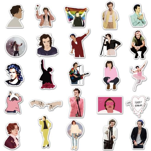 50pcs not repeat british singer harry style stickers 50pcs 3020 - Harry Styles Store