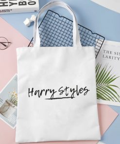 Harry Styles shopping bag cotton shopper eco tote grocery bag foldable boodschappentas string ecobag cabas 1 - Harry Styles Store