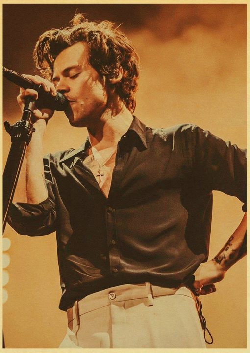 famous singer harry style retro poster 3342 - Harry Styles Store