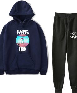 harry styles fine line fleece hoodie sweatshirt set 3211 - Harry Styles Store