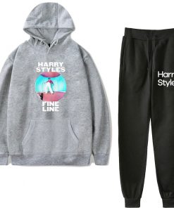 harry styles fine line fleece hoodie sweatshirt set 3902 - Harry Styles Store