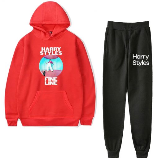 harry styles fine line fleece hoodie sweatshirt set 7631 - Harry Styles Store