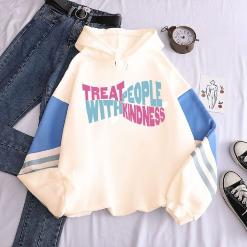 harry styles treat people with kindness patchwork hoodie 3680 - Harry Styles Store