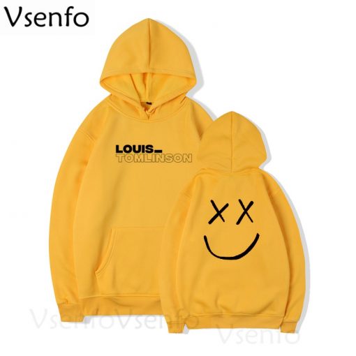 louis tomlinson smiley face hoodie 2793 - Harry Styles Store