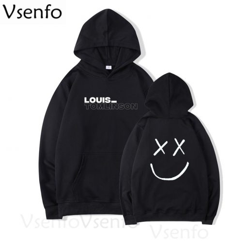 louis tomlinson smiley face hoodie 6313 - Harry Styles Store