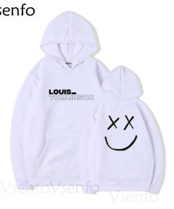 louis tomlinson smiley face hoodie 6678 - Harry Styles Store