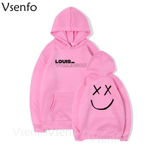 louis tomlinson smiley face hoodie 6885 - Harry Styles Store