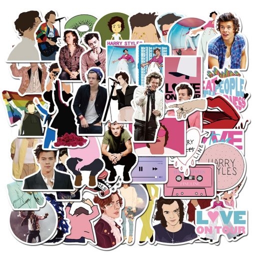 singer harry styles stickers 50pcs 5524 - Harry Styles Store